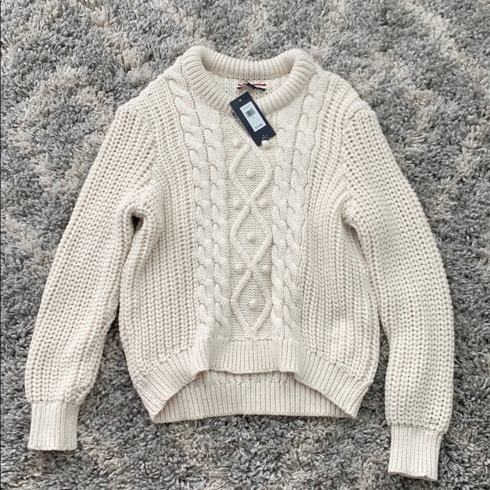 Chunky knit sweater